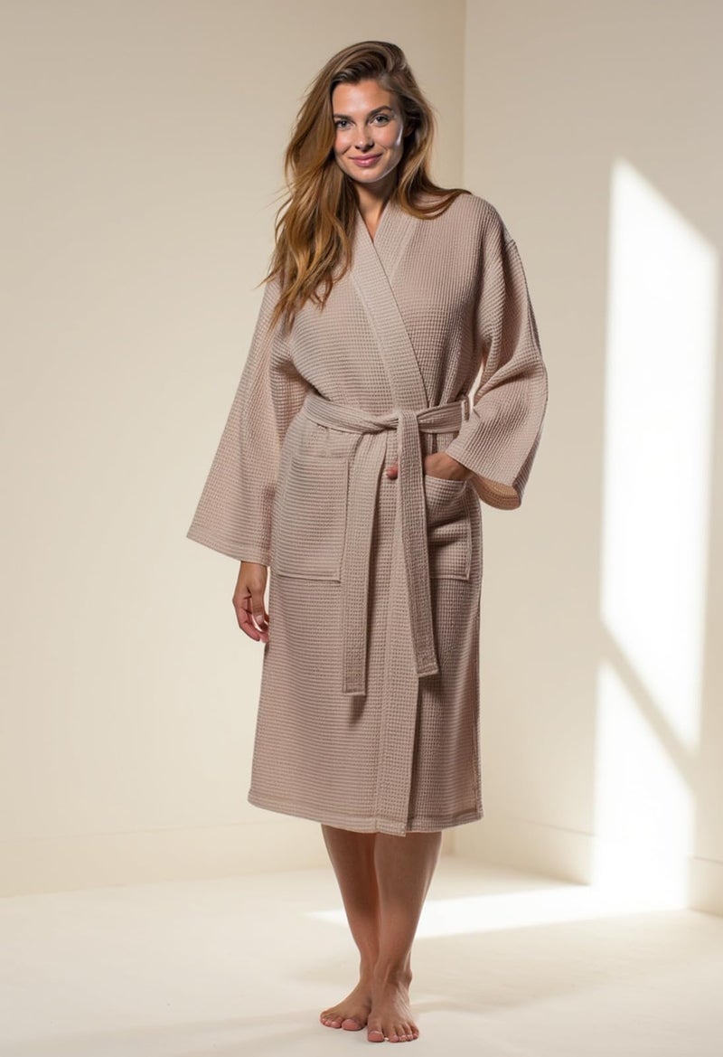 Turquaz Robes For Women Lightweight Unisex Waffle Kimono Bathrobe Mothers day Gifts - Image 2